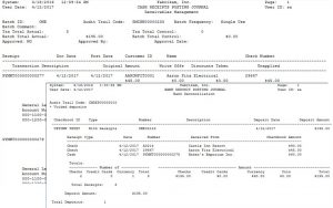Automatically Batch Deposit Cash Receipts